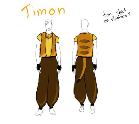 Timon Costume Design by immortalxXxlover25 on DeviantArt