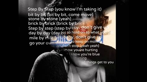 Whitney Houston-Step by Step (with lyrics) - YouTube