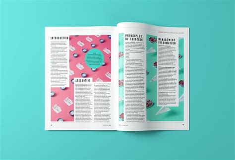 Vital magazine combines a bold colour palette with fun illustration to redefine accountancy ...