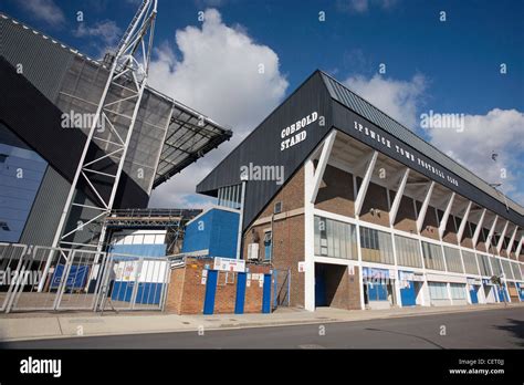 Exterior of Ipswich Town Football Club stadium at Portman Road Stock ...