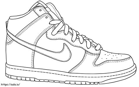 Jordan Normal 1 coloring page