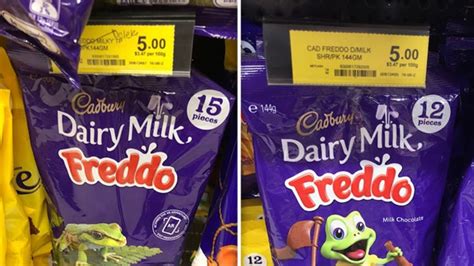 Cadbury Freddo Frogs pack size shrinks but price stays the same ...