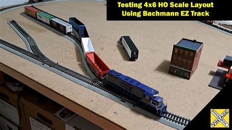 Train Table Update 01: Testing HO Scale 4x6 Layout Using