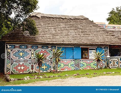 Traditional South African Painted House Stock Photos - Image: 17981023