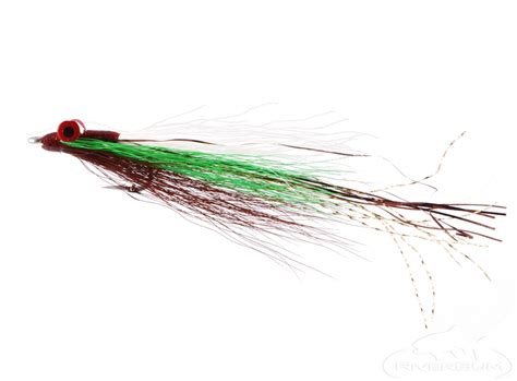 Clouser Deep Minnow, Brown-Green - Bass Fly Fishing Flies | RiverBum.com