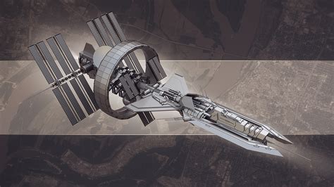 Space station concept on Behance