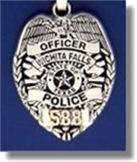 Wichita Falls, Texas Police Badge Charms