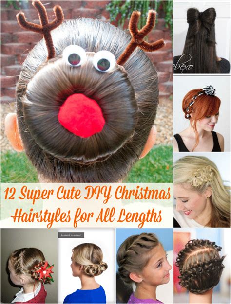 12 Super Cute DIY Christmas Hairstyles for All Lengths - DIY & Crafts