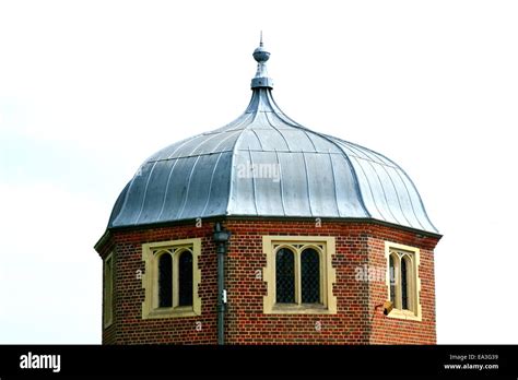 Tudor tower with lead roof Stock Photo - Alamy