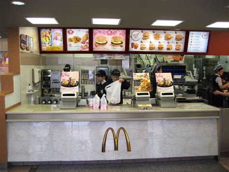 IMG_0103 Japan McDonalds counter | The McDonalds in Mutsu. T… | Flickr