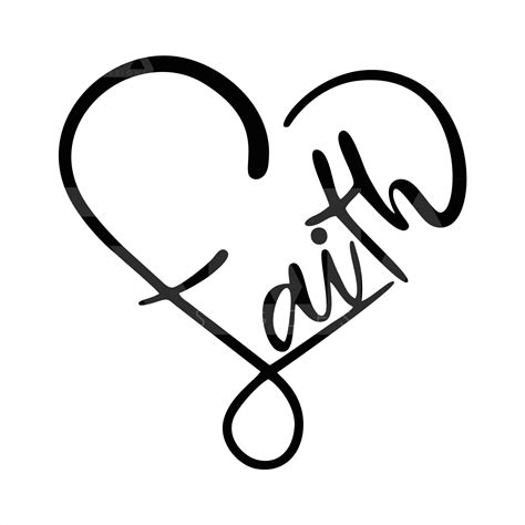 Faith Heart SVG Faith Svg Jesus SVG Religious Svg Faith - Etsy Canada