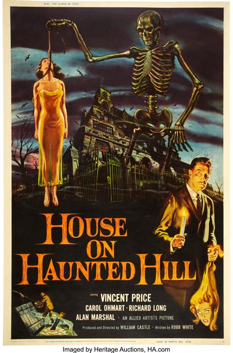 House on Haunted Hill (Allied Artists, 1959). Poster (40" X 60").. | Lot #89282 | Heritage Auctions