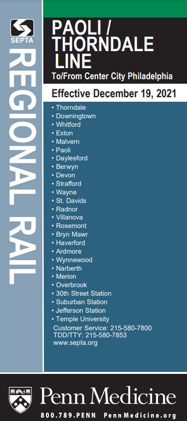 Route of the Week: Paoli/Thorndale Line | SEPTA