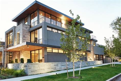 Denver Modern Home with Natural Stone Accents