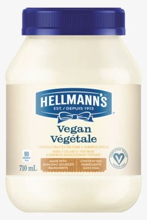 Hellman's Vegan Mayo - Free Transparent PNG Download - PNGkey