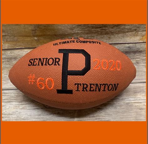 Made to Order Personalized Football - Etsy