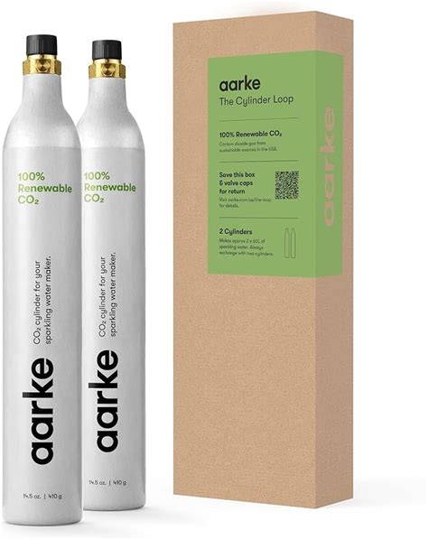 Amazon.com: aarke (425g / 60L, 2-Pack) CO2 Carbonator Soda Machine Refill Cylinder | Compatible ...