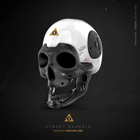 Almost Human - Skull by moth3R on DeviantArt