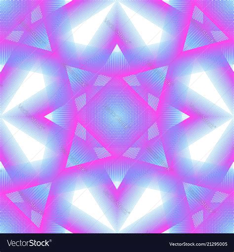 Seamless pattern of abstract neon element Vector Image