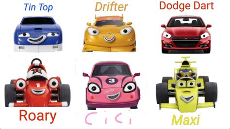 (Roary The Racing Car New Car Characters) - YouTube