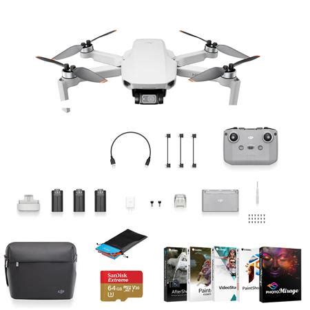 DJI Mini 2 Drone Fly More Combo Bundle with 64GB Card, PC Software, Landing Pad CP.MA.00000306.01 A