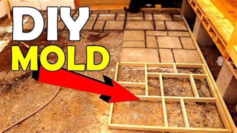 Diy Concrete Pavers Mold - 50 50cm Home Driveway Paving Mold Diy Mould ...