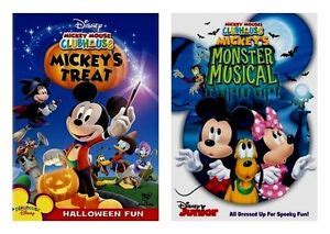 Disney Mickey Mouse Clubhouse Mickey's Treat & Monster Musical Halloween DVD Set 786936743548 | eBay