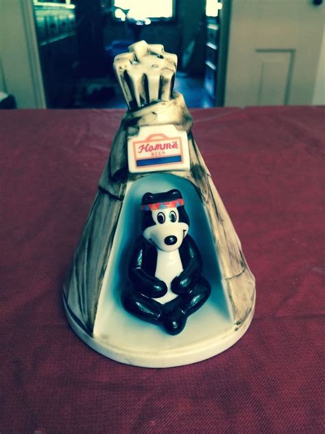 RARE HAMM'S BEER BEAR TEEPEE SHAKER | Hamms beer, Beer memorabilia, Beer bear