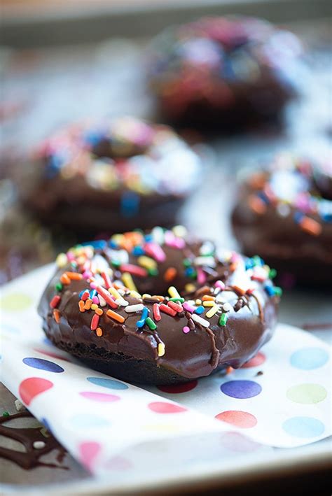 Chocolate Covered Donut With Sprinkles