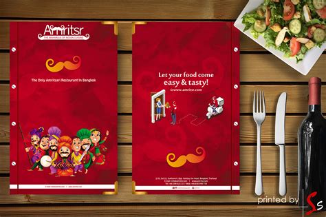 Menu Card Printing Services | Best quality printing services in India