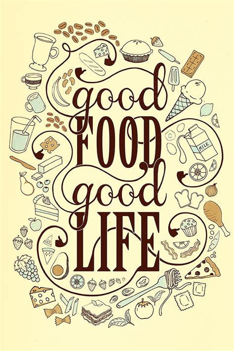 Good Food Good Life Kitchen Poster – My Hot Posters