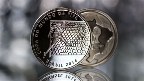 Moneda de Brasil para conmemorar la Copa Mundial de Fútbol 2014