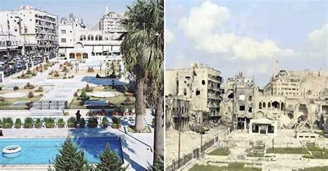 Aleppo before and after: Haunting pictures show how stunning the historic city was before war ...