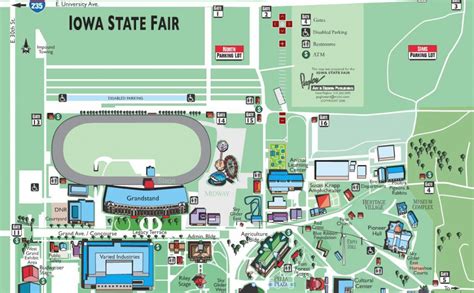 Iowa State Fair Parade Route Map - Printable Map