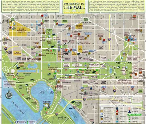 National Mall tour map | Washington dc tourist map, Washington dc map ...