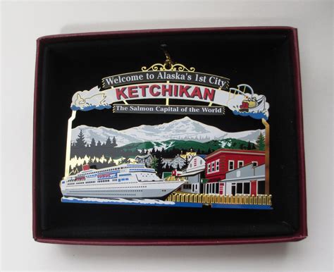 Ketchikan Alaska Christmas Ornament Cruise Ship *** Find out more about the great product at the ...