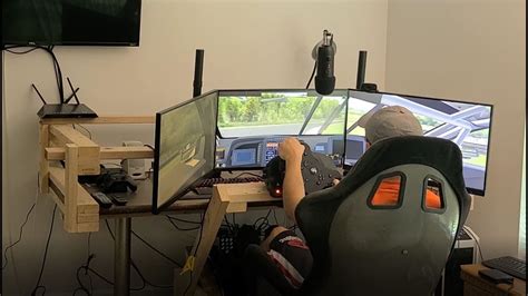 Diy Triple Monitor Stand Sim Racing