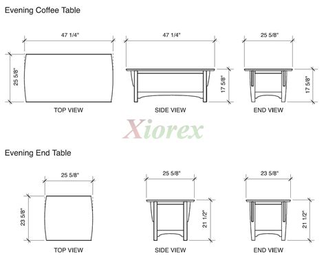 Coffee Table Height Standard - Caca Furniture