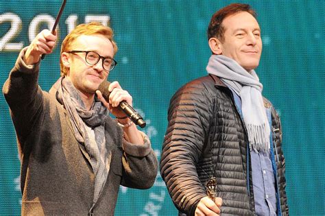 Harry Potter's Tom Felton and Jason Isaacs Reunite