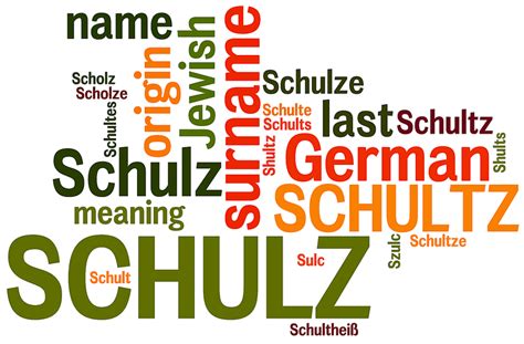 SCHULZ Last Name Origin and Meaning