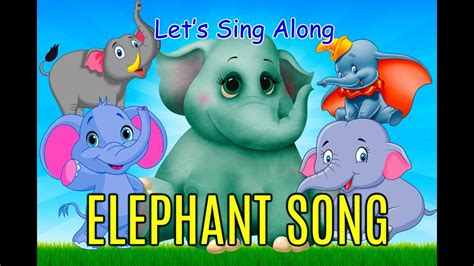 E for Elephant | Funny Nursery Rhymes Song for Kids & Children | Sing-Along | Education - YouTube