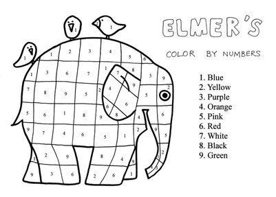 Risultati immagini per disegni da colorare elmer elefante | Elmer the elephants, Elephant ...