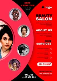 Beauty salon price list template | PosterMyWall