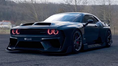 Dodge Challenger Demon Custom Wide Body Kit by Hycade Buy with delivery, installation ...