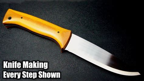 Knife Making With Regular Tools | Every Step Shown - YouTube