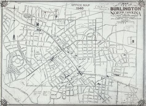 1940 Burlington North Carolina Map : City of Burlington, NC : Free Download, Borrow, and ...