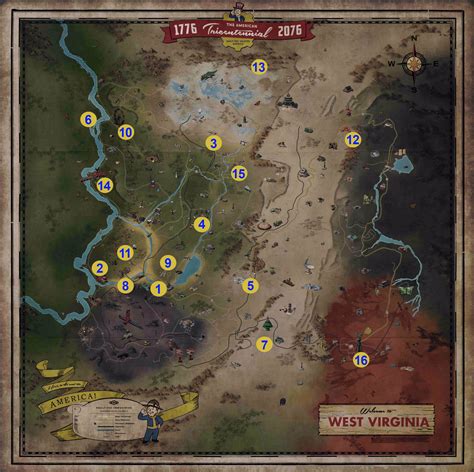 Fallout 76 Full Map All Locations