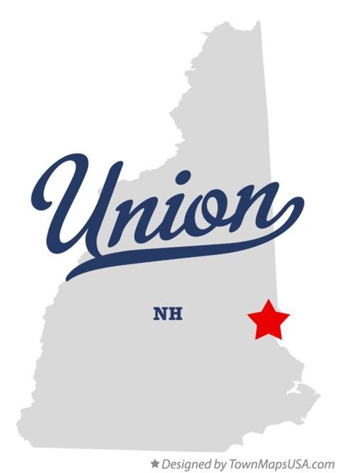 Map of Union, NH, New Hampshire