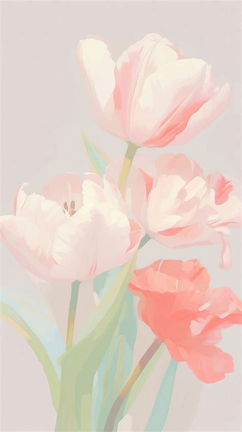 Tulip painting blossom flower. AI | Premium Photo Illustration - rawpixel