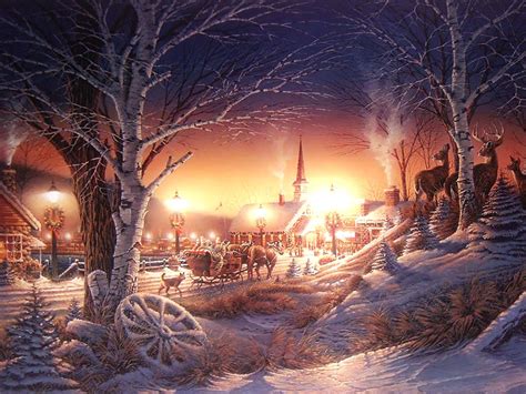 Pics For > Christmas Scenery Wallpaper | Christmas scenery, Beautiful ...